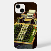 ヴィンテージBusiness Comptometer会計計算機 Case-Mate iPhoneケース (裏面)