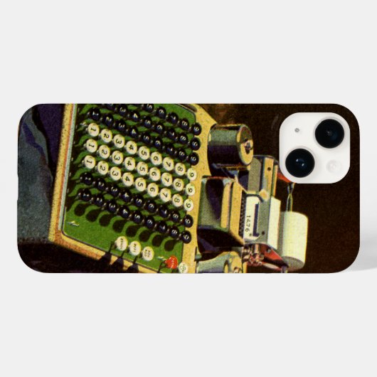 ヴィンテージBusiness Comptometer会計計算機 Case-Mate iPhoneケース (裏面 (横))