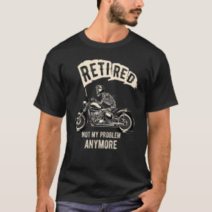 ヴィンテージCを走らせるためのバイカーのオートバイ退職プラン Tシャツ