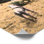 ヴィンテージc 1910ビーチシーン長ビーチCA ポスター (角)