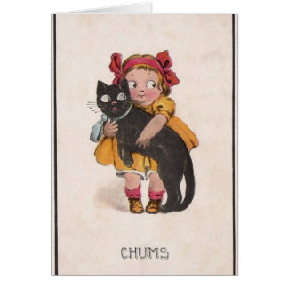 ヴィンテージCatノートカード