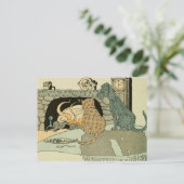 ヴィンテージCat 1922イラストレーション ポストカード (スタンド正面)