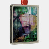 ヴィンテージCDケースコラージュ メタルオーナメント (右)