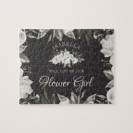 ヴィンテージCherishフローラBe Our Flower Girl Proposal ジグソーパズル (横)