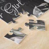 ヴィンテージCherishフローラBe Our Flower Girl Proposal ジグソーパズル (側面)