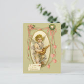 ヴィンテージCherubバレンタイン葉書 シーズンポストカード (スタンド正面)