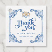 ヴィンテージChinoiserieアンティークフレームサンキュー フェイバータグ (正面)