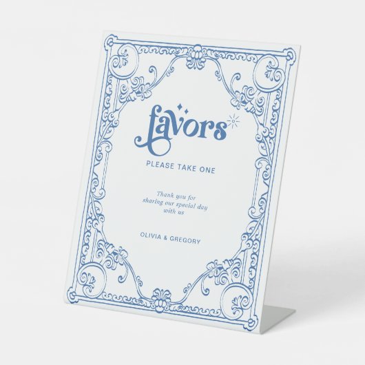 ヴィンテージChinoiserieアンティークフレーム結婚式の引き出物 台座サイン (正面)