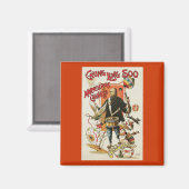 ヴィンテージChung Ling Soo Magicianポスター マグネット (正面/裏面)