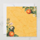 ヴィンテージCitrus保存の日付 セーブザデート (裏面)