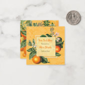 ヴィンテージCitrus保存の日付 ノートカード (正面/裏面インサイチュ)