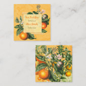 ヴィンテージCitrus保存の日付 ノートカード (正面/裏面)