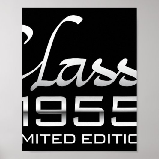 ヴィンテージClic 1955 70誕生日メンズ80歳B ポスター (正面)