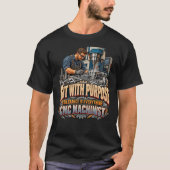 ヴィンテージCNC機械工 精密機械加工 Tシャツ (正面)