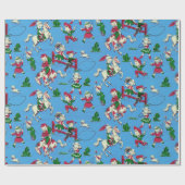 ヴィンテージCowboy &女性のカーボーイGift Wrap紙 ラッピングペーパー (フラット)