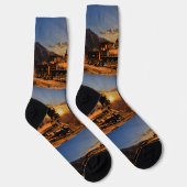 ヴィンテージCPRR 229鉄道で蒸気機関 ソックス (右)