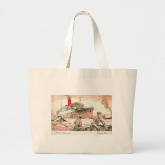 ヴィンテージCunard R.M.S. Laconia ラージトートバッグ