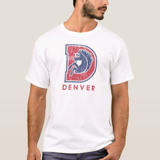 ヴィンテージDデンバーのロゴ Tシャツ