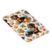 ヴィンテージDachshundシームレス マグネット (右側)