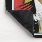 ヴィンテージDanteのヨーロッパの手品師の魔法ポスター マウスパッド (コーナー)