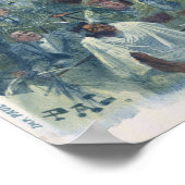 ヴィンテージDeesse Cycles自転車広告アートポスターガール ポスター (角)