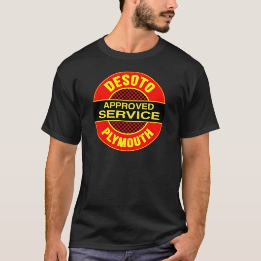 ヴィンテージDeSotoサービスサイン Tシャツ (正面)