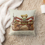 ヴィンテージDiligent Fire Engine, 1852, Restored クッション (ブランケット)