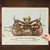 ヴィンテージDiligent Fire Engine, 1852, Restored ジグソーパズル