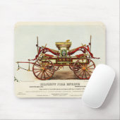 ヴィンテージDiligent Fire Engine, 1852, Restored マウスパッド (マウス)