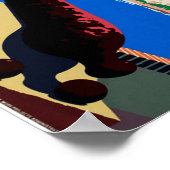 ヴィンテージDiscover Puerto Rico WPA Poster ポスター (角)