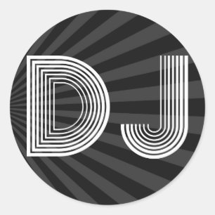 ヴィンテージDJ ラウンドシール