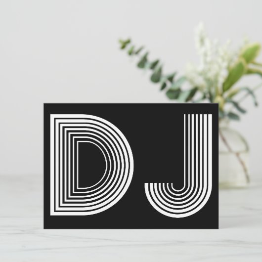 ヴィンテージDJ 招待状 (スタンド正面)