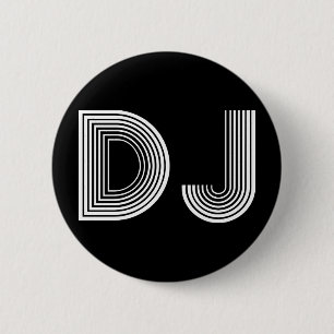 ヴィンテージDJ 缶バッジ