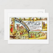 ヴィンテージDole Brosの広告ホップ&モルト ポストカード (正面/裏面)