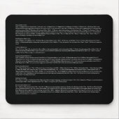 ヴィンテージDOS-スタイルブラックとWindowsショートカット鍵 マウスパッド (正面)