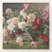 ヴィンテージE.ハリエルバラスチルライフ ガラスコースター (正面)