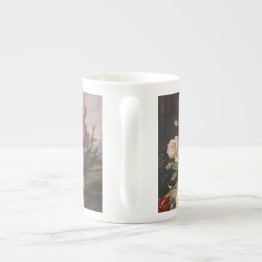 ヴィンテージE.ハリエルバラスチルライフ ボーンチャイナマグカップ (裏面)