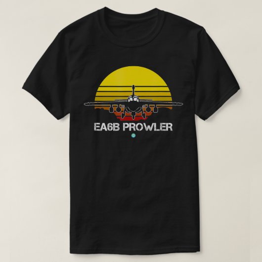 ヴィンテージEA6Bプローラー軍隊航空機ギフト Tシャツ (デザイン正面)