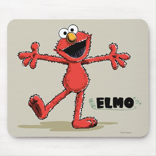 ヴィンテージElmo マウスパッド (正面)