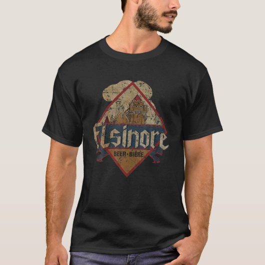 ヴィンテージELSINORE BEER 1983 For Mens動揺して Tシャツ (正面)