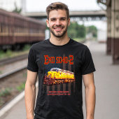 ヴィンテージEMD SD40-2ディーゼル機関車アメリカ国旗 Tシャツ