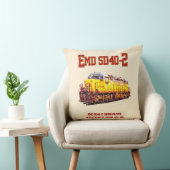 ヴィンテージEMD SD40-2ディーゼル機関車 クッション (椅子)