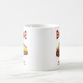 ヴィンテージEMD SD40-2ディーゼル機関車。 コーヒーマグカップ (中央)