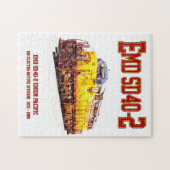 ヴィンテージEMD SD40-2ディーゼル機関車。 ジグソーパズル (横)