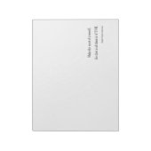 ヴィンテージEmerson感動的引用文 – カスタマイズ可能 ノートパッド (回転)