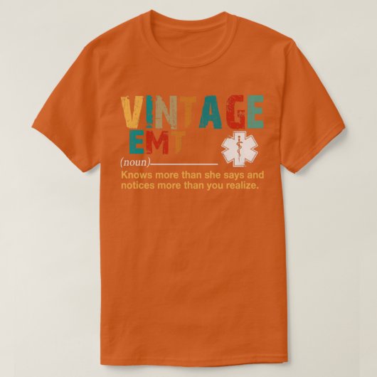 ヴィンテージEMT Tシャツ (デザイン正面)
