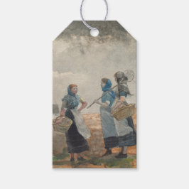 ヴィンテージEnglish Fisher Girls (Tynemouth, England) ギフトタグ