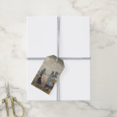 ヴィンテージEnglish Fisher Girls (Tynemouth, England) ギフトタグ (より糸付き)