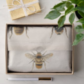 ヴィンテージEphemeraスクリプトbeeデクページ 薄葉紙 (ギフト)