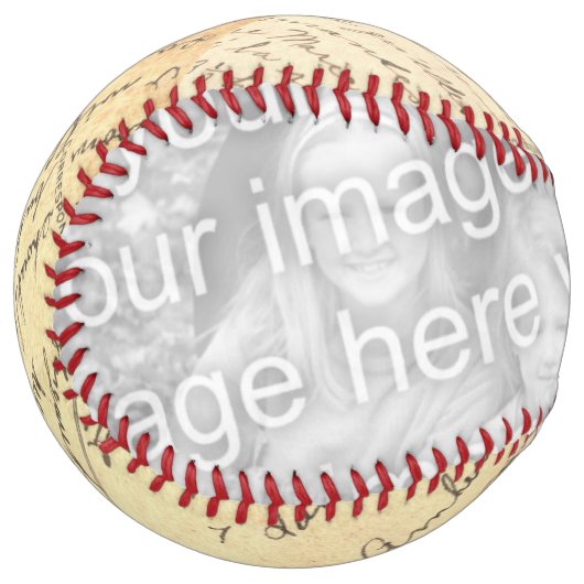 ヴィンテージEphemera自分の写真を追加 ソフトボール (正面左)